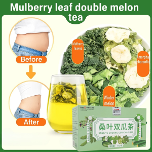 Mulberry Leaf Melon Tea  Bitter Melon Slices &amp  Winter Melon Peel   Independent  Bag  Natural Herbal