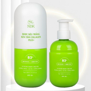 Kem body kén tằm collagen plus+ NDK dưỡng trắng da cấp ẩm chống nắng 200ml