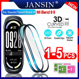 Tấm bảo vệ toàn màn hình 3D cho dây đeo phim Xiaomi Smart Band 10 Đồng hồ thông minh Miband 9 8 Phim bảo vệ mềm phim For Xiaomi Mi Band 10 9 8