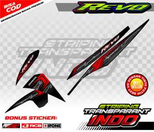 STRIPING VARIASI MOTOR HONDA REVO FI / STIKER LIST MOTOR HONDA REVO FI