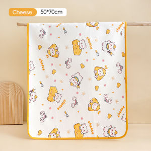 แผ่นรองฉี่เด็ก ผ้ารองฉี่ 4 ชั้น ระบายอากาศ ดูดซับได้ดี ผ้านุ่ม ใช้ซ้ำได้หลายรอบ ผ้ารองฉี่เด็กแรกเกิด  กันเปื้อน กันน้ำ มี2ขนาดให้เลือก