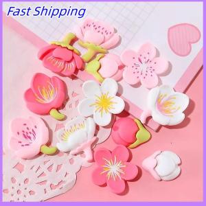 🔥🔥🔥kangsiwen แม่เหล็กติดตู้เย็นรูปการ์ตูนไวท์บอร์ดสุดสร้างสรรค์12ชิ้นแม่เหล็กติดตู้เย็นแม่เหล็กติดตู้เย็นทำจากเรซินดอกไม้สีชมพู