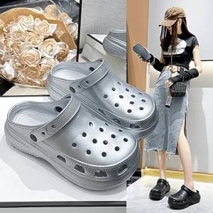 [Free Shipping] Croc Shoes Snow Boots Eva Anti-Slip Thick-Soled Cross-Croc Shoes Popular For Outdoor And Beach Use