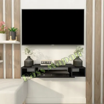 Rak Tv Minimalis Modern Terbaru Gantung Tempel Dekorasi Meja Gantung Susun Multifungsi RTV-040