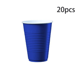 20pcs 16oz Cup Gelas Plastik Merah Red Cup Plastik Cangkir Pesta