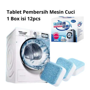 Tablet Pembersih Mesin Cuci - Sabun Mesin Cuci / Pembersih Mesin Cuci / Deep Cleaning Washing Machine Cleaner isi 12pcs SH AK10