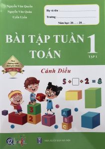 Bài tập tuần Toán 1 tập 1 Cánh Diều - Sách tham khảo cấp 1