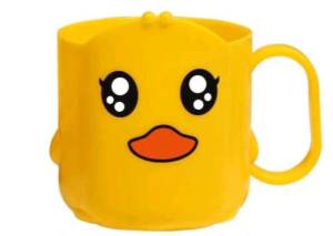 แก้วน้ำน้องเป็ดสีเหลืองน่ารัก