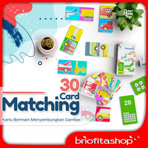 Mainan Edukasi Anak Flash Card Matching Card 30 Asia Toys