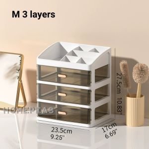 Homepeas® Multi-layer Cosmetic Storage Box Skin Care Drawer Organizer Desktop Sundries Storage Box