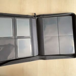 Toploader Zipper Binder - Trading Card Album for Pokemon/TCG Side-Load PVC-Free / 4 Pocket or 9 Pocket Binder (Dear J)