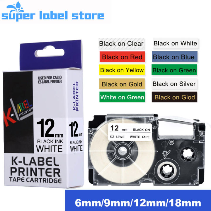 Kl 820 Tape Cartridge Casio 6mm 9mm 12mm Compatible Casio Label