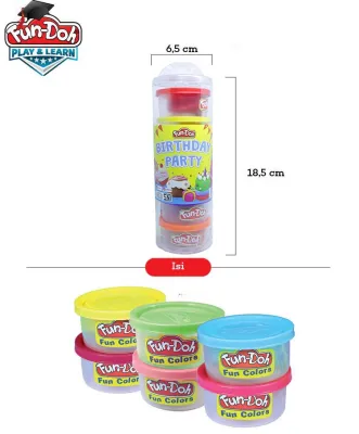 DOUBLE GREAT MAINAN LILIN REFILL PLASTISIN FUNDOH MIX 10 WARNA