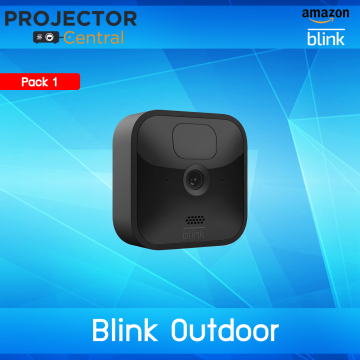 Blink Outdoor Battery Powered Security Camera 3 Pack Two-Year Battery Life  2 Way Audio Motion Detection