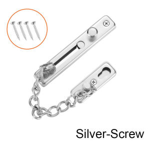 Anti-theft Stainless Steel Hotel Door Chain Latch Safety Guard Security Lock Security Limiter Tools Hardware for Home Do