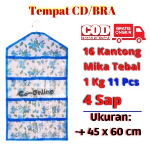 Rak Gantung Tempat Penyimpanan Underwear Pakaian Dalam Celana Dalam BRA BH Kaos Kaki Korean Underware Serbaguna Multifungsi COD Gratis Ongkir Murah