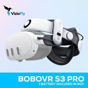 [SG] BOBOVR S3 Pro Super Strap VR Accessories works with Meta Quest 3 - 10000mAh Battery
