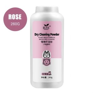 260g Pet Dry Cleaning Powder Dog Cat Puppy Dry Cleaning Powder Anti Tick and Fleas