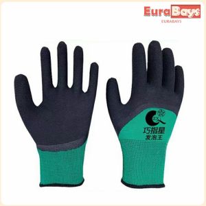 E.B. Comfort Grip Glove Rubber Protective Gloves Cut Resistance Gloves Work Gloves