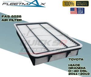 Quick S/R Automotive Fleetmax Automotive Air Filter FAS8528 Toyota HIACE GRANDIA D4D 3.0 DSL 2011-2016