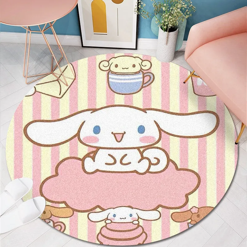 Cute My Melody Pink Bedroom Living Room Carpet Mat Pink Area Rug