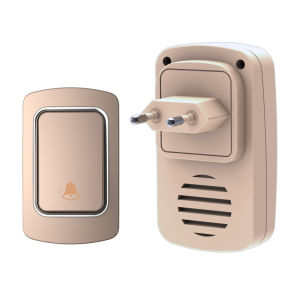 กริ่งไร้สาย กันน้ำไม่ใช้ถ่าน รับระยะได้ 200 เมตร เปลี่ยนเสียงได้ ออดไร้สาย กริ่งประตูบ้าน กริ่งติดหน้าบ้าน