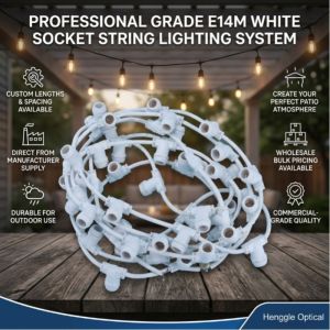 White LED String Lights Copper Wire Fairy Lights Energy Efficient Durable Plastic Shell Decorative Lighting Home Indoor Outdoor Use