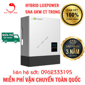 Biến tần Hòa lưới bám tải độc lập Hybrid LUXPOWER 6KW SNA CT TRONG 2024