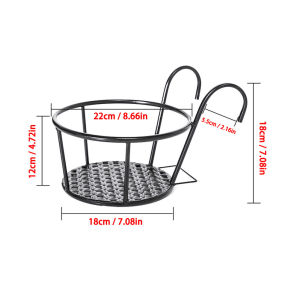Garden Hanging Plants Iron Shelf Balcony Plant Stand Planter Plant Stand Indoor Outdoor Plant