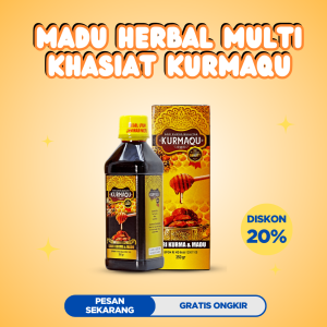 Kurmaqu Ekstrak sari Kurma Dan Madu Berkhasiat Membantu Mengobati Jenis Penyakit Sampai Tuntas