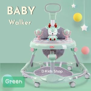 D Kids รถหัดเดิน รถเด็กหัดเดิน มีร่ม มีด้ามเข็น มีแผ่นรองเท้า เจ้ากวางแสนสวย โครงเหล็ก แข็งแรงมาก No.50220 สวยงาม มีมาตรฐาน