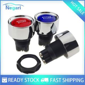 NG Motor✨ COD ✨ Car 1PC 12V 50A 3 Pin SPST Momentary Keyless Push Button Starter Switches ON OFF For Cars Marine RV Car Engine Start Ignition Switch