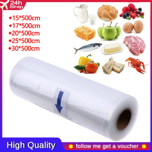 Free Gift 100% Thicker Kitchen Vacuum Sealing Bags for Vacuum Packing Machine Packaging Food Storage Vacuum Bags for Vacuum Sealer 15*500cm/17*500cm/20*500cm/25*500cm/30*500cm