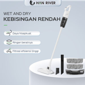 Han River Vacum Cleaner Portable Hisap + Mengepel 5 In 1 Tanpa Kabel Genggam Penyedot Debu (HRXCQ01WT)