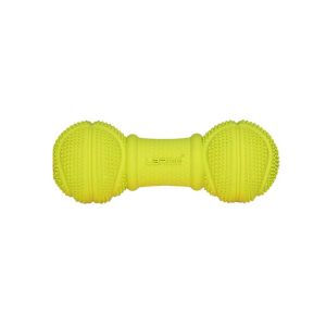 HamshMoc Dog Squeaky Toys Durable Rubber Pet Molar Chew Bone with Sound Interactive Throwing Training for Small Medium Dogs