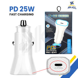 [KN ACC] KEPALA CHARGER CASAN MOBIL FAST CHARGING 25W USB C FOR IPHONE 11 12 13 14 15 PRO MAX