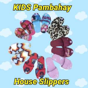 KIDS Indoor House Slippers Pambahay Boys Girls Sandals