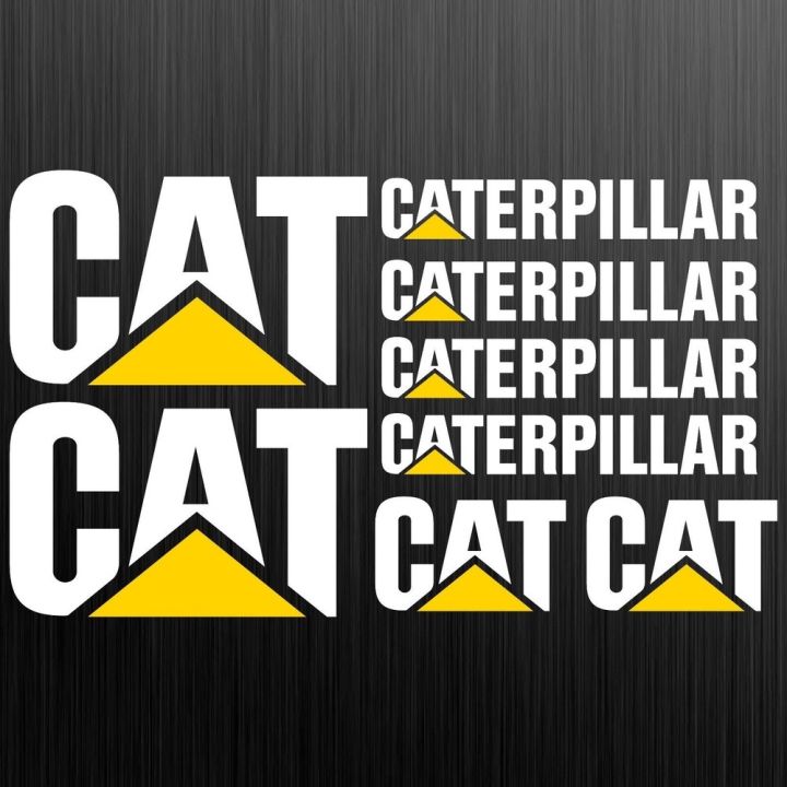 Caterpillar CAT Sticker Sticker Excavator 8 Pieces | Lazada