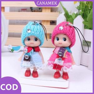 CANAMEK✨ Búp bê sang trọng Keychain mềm nhồi bông đồ chơi Keyring Mini Plush động vật Móc Chìa Khóa bé