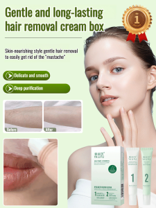 Elegant Soft Set Long Lasting Clean Hair Removal Cream 柔和细腻长效脱毛膏套装 Soft And Delicate Hair Removal Cream  Nonstinging Refreshing And Cleansing Moisturizing Hair Removal Cream Set