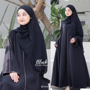 Soraya Abaya Crinkle Apk Swarovski Baju Lebaran Anak Cewek Umur 13-15 Tahun Gamis Abaya Anak Terbaru