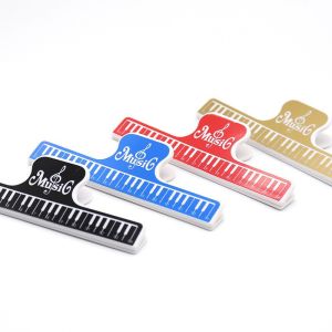 combo 2 Kẹp Bản Nhạc Sách Vở Hình Phím Đàn Piano ( Loại Kẹp Dài ) - Giao Màu Ngẫu Nhiên