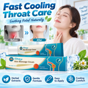 Soothing Throat Care Gel Cooling Relief Throat Comfort Gel Gentle Nourishing External Use Throat Care Gel Moisturizing Body Care
