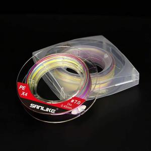 SANLIKE 6-39kg 100m 0.10-0.50mm PE Lines High Strength Wear Resistant Accurate Line Value Lint-free Fishing Line