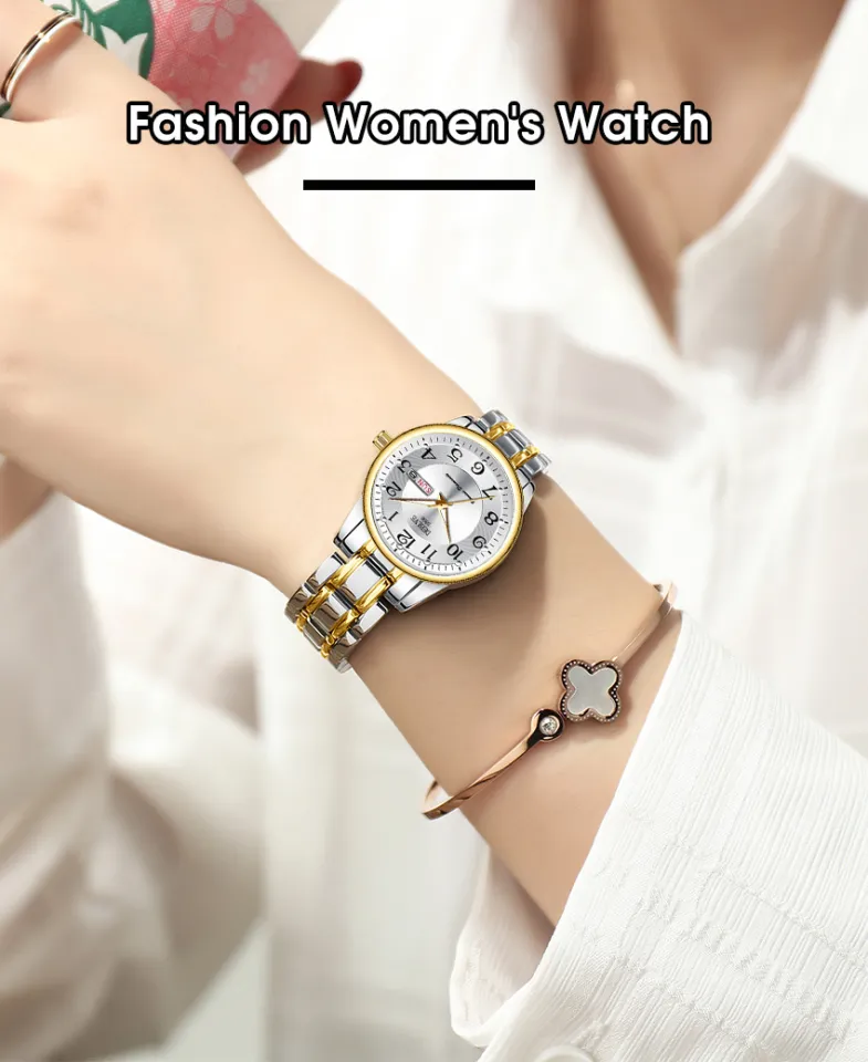 Watches with discount large numbers women's