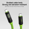 Hagibis สายที่ชาร์จความเร็วสูง USB C พร้อมจอแสดงผล LED PD 240W 40Gbps 8K/60Hz สายวิดีโอเครื่องส่งผ่านวิดิโอความคมชัดสูงใช้ได้กับ Thunderbolt 4/3. 