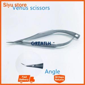Stainless steel/ Titanium alloy scissors Ophthalmic microsurgery 8.5cm Venus scissors tools animal experiment tool
