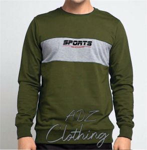 Sweater Casual Reglan Fleece SPORTS Adventure 2 Warna Cowok/Cewek Lengan Panjang