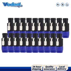 【Fast delivery】 20pcs Audio Cable Adapter Connectors 4 Pole NL4FC Twist Lock Connectors for Studio and Live Audio Equipment