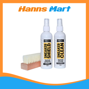 Proof Deluxe Sneaker Cleaning Kit - Sneaker Clean 120ml - Sneaker Shield 120ml- Sneaker Brush Shoes Footwear